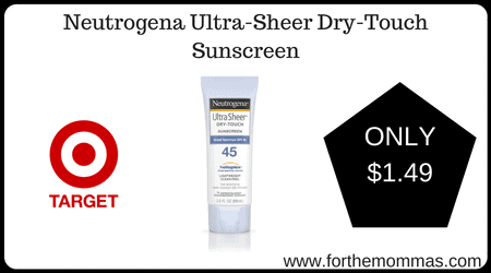 Neutrogena Ultra-Sheer Dry-Touch Sunscreen