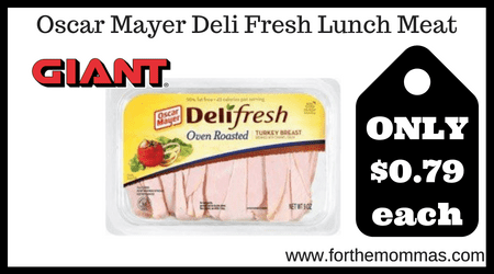 Oscar Mayer Deli Fresh Lunch Meat