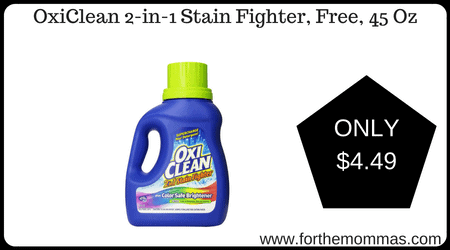 OxiClean 2-in-1 Stain Fighter, Free, 45 Oz