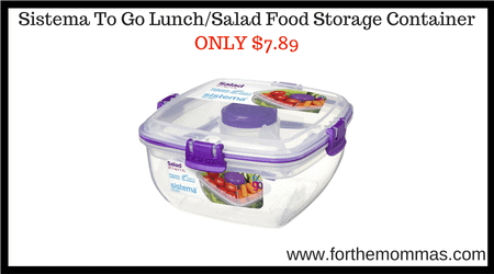 Sistema To Go Lunch/Salad Food Storage Container