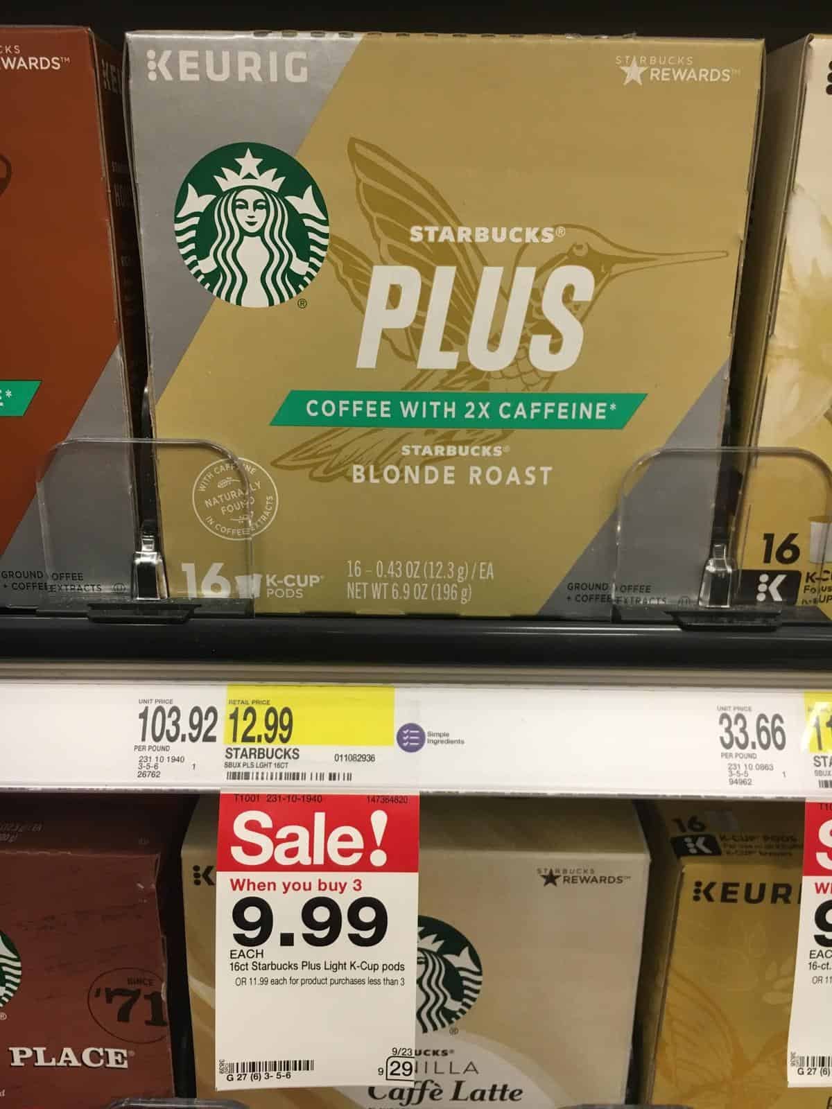 Target: Starbucks Plus Coffee K-Cup Pods 16 Count ONLY $7.84 Each Thru 9/29