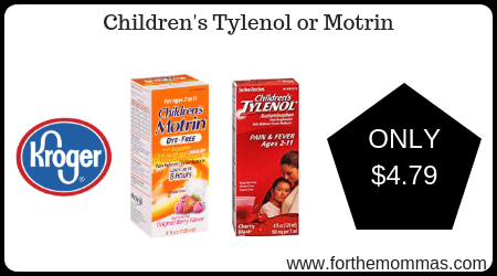 Children's Tylenol or Motrin