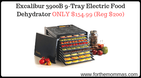 Excalibur 3900B 9-Tray Electric Food Dehydrator 