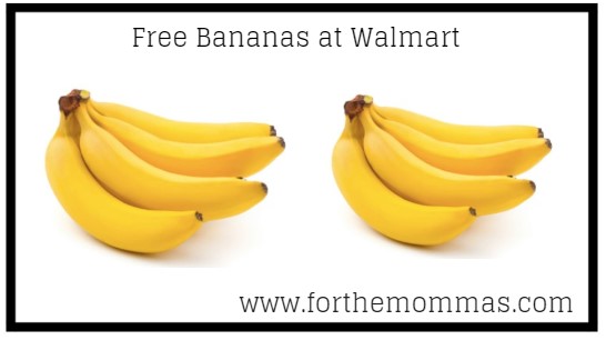 Free Bananas at Walmart