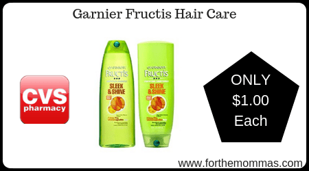 CVS: Garnier Fructis Hair Care ONLY $1 Each Starting 5/31