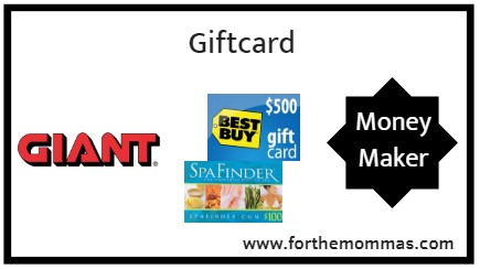 Giant: Moneymaker Gift Card Deal Starting 9/21! {8 X’s Points}