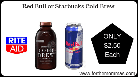 Red Bull or Starbucks Cold Brew 