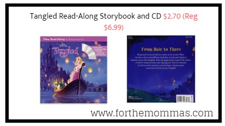 Tangled Read-Along Storybook and CD $2.70 (Reg $6.99)