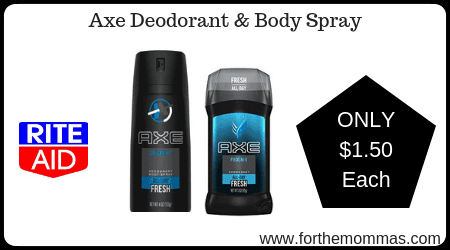 Axe Deodorant & Body Spray