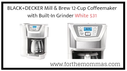 BLACK+DECKER Mill \u0026 Brew 12-Cup 
