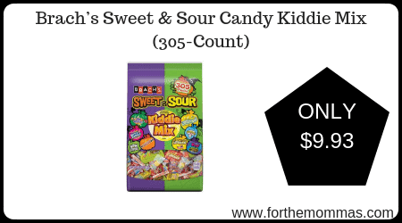 Brach’s Sweet & Sour Candy Kiddie Mix (305-Count) $9.93 Shipped
