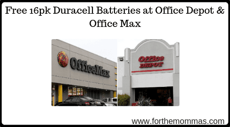 Duracell Batteries at Office Depot & Office Max
