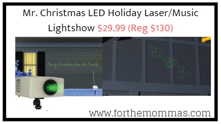 Mr. Christmas LED Holiday Laser/Music Lightshow $29.99 (Reg $130)