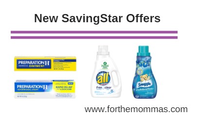 New SavingStar Offers 2/24: Snuggle, all, Preparation H and More