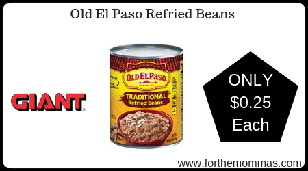 Old El Paso Refried Beans 