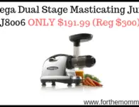 Omega Dual Stage Masticating Juicer