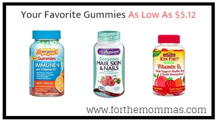 Your Favorite Gummies As Low As $5.12 {Only for Today}
