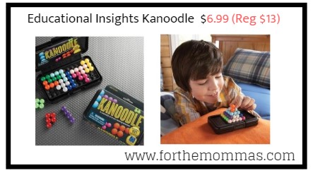 Educational Insights Kanoodle - Brain Twisting Solitaire Game $6.99 (Reg $13)