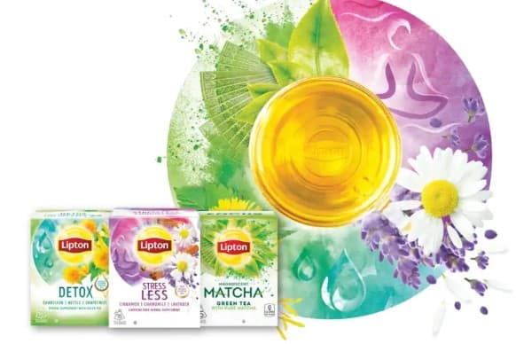 3 Free Samples of Lipton Wellbeing Teas