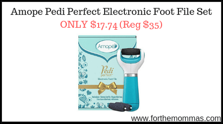 Amope Pedi Perfect Electronic Foot File Set 