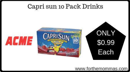 Capri sun 10 Pack Drinks