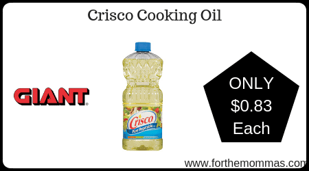 Crisco Cooking Oil