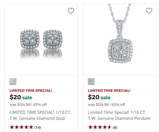 JCPenney: Fine Diamond Jewelry ONLY $20 (Reg $125)