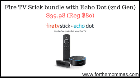 Fire TV Stick bundle with Echo Dot 
