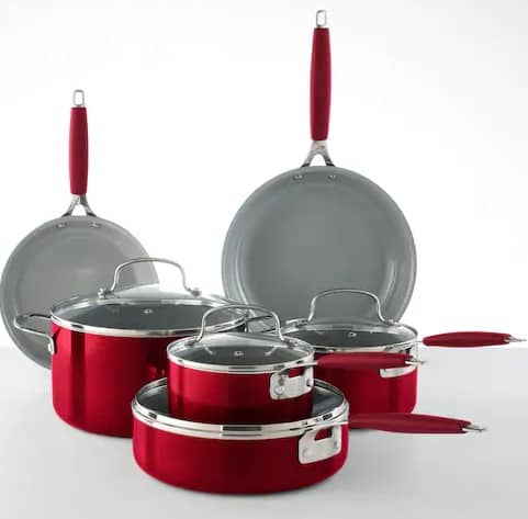 Kohl’s: 10-pc. Ceramic Cookware Set ONLY $44.49 Shipped (Reg $130)