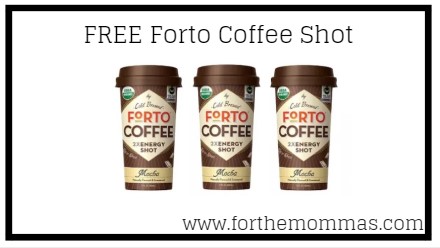 Kroger Freebie Friday: FREE Forto Coffee Shot 