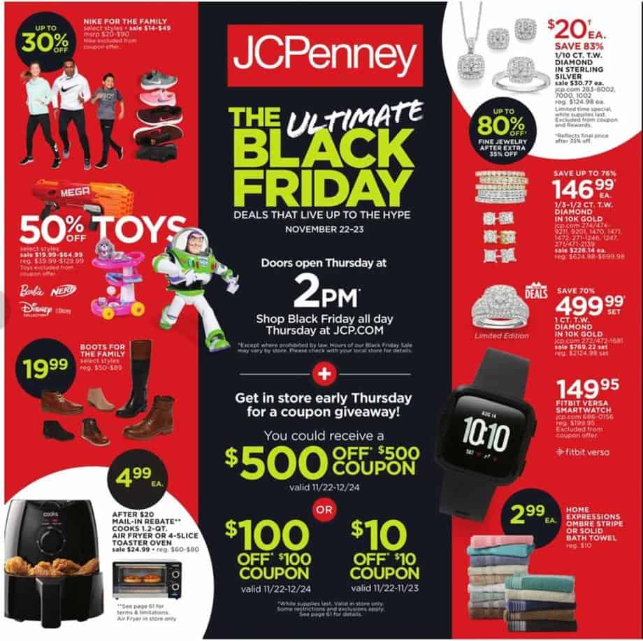 JCPenney Black Friday Deals 2018
