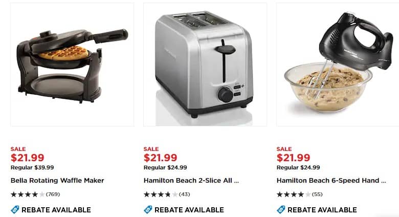 Kohl's: Small Kitchen Appliances ONLY $1.69 