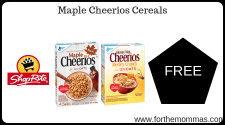 Maple Cheerios Cereals