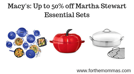 Macy's: Up to 50% off Martha Stewart Essential Sets