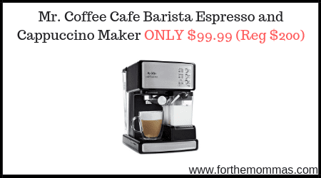 Mr. Coffee Cafe Barista Espresso and Cappuccino Maker 