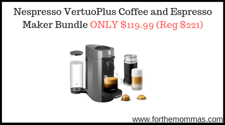 Nespresso VertuoPlus Coffee and Espresso Maker Bundle 