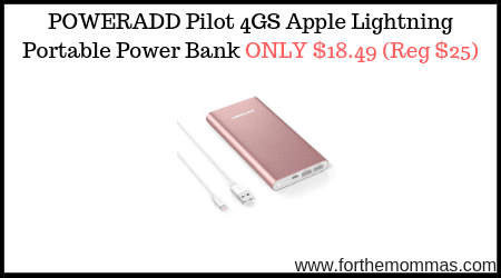 POWERADD Pilot 4GS Apple Lightning Portable Power Bank 
