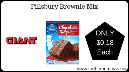 Pillsbury Brownie Mix