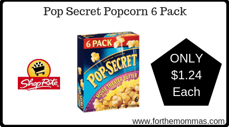 Pop Secret Popcorn 6 Pack