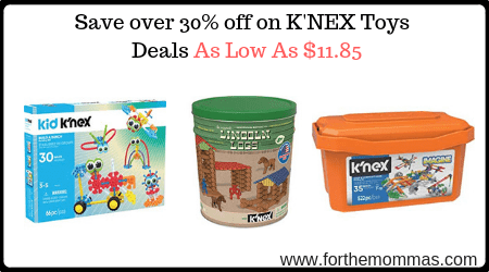 Save over 30% off on K'NEX Toys