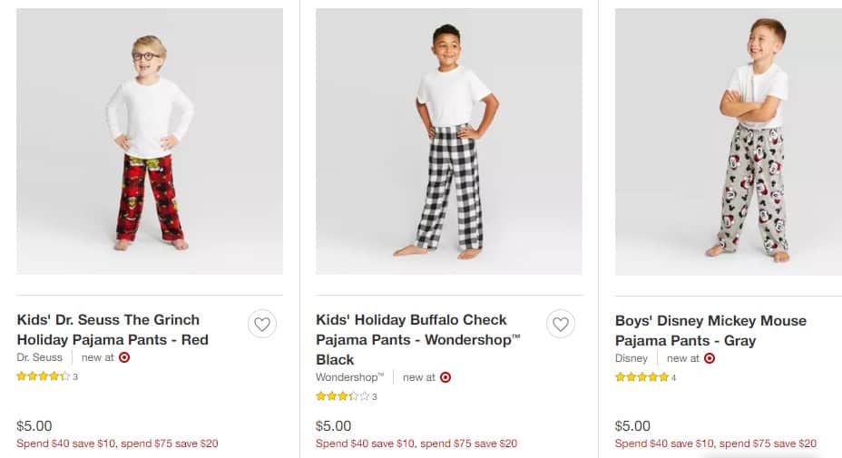 Target Doorbuster Deal – $5.00 Kid’s Pajamas HOT!