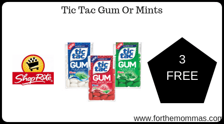Tic Tac Gum Or Mints