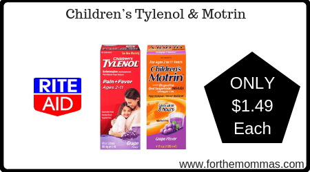 Children’s Tylenol & Motrin