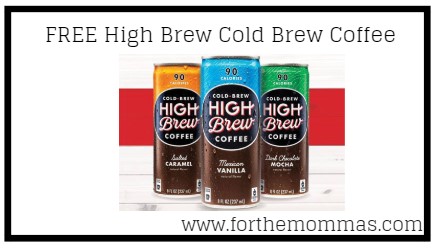 Kroger Freebie Friday : FREE High Brew Cold Brew Coffee