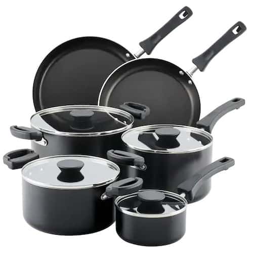 Kohl's: Farberware 10-Piece Cookware Set $47.59 Shipped