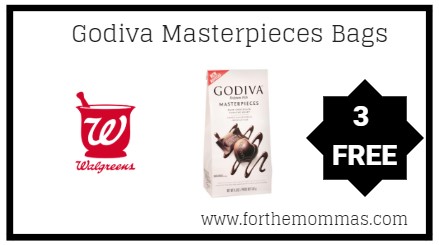 Walgreens: Free Godiva Masterpieces Bags Thru 12/15!