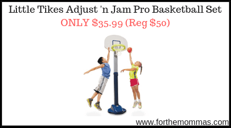 Little Tikes Adjust 'n Jam Pro Basketball Set 