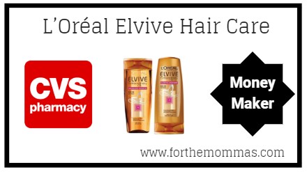 CVS: Free + Moneymaker L’Oréal Elvive Hair Care Starting 12/16