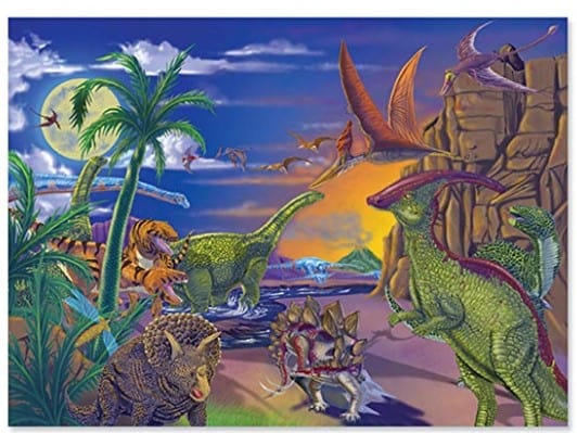 Melissa & Doug 60 Piece Land of Dinosaurs Jigsaw Puzzle $6.99 Shipped