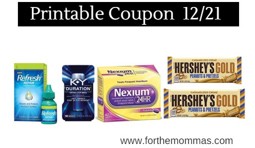 Printable Coupon Roundup 12/21: Save On Refresh, Luden's, Skippy &amp; More